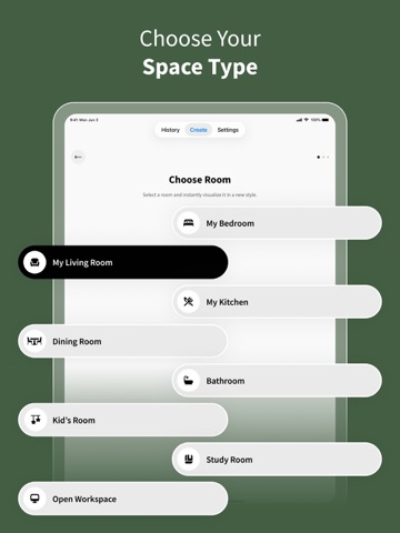 Home Interior Design AI Decor iPad screenshot