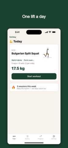 Soliday iPhone screenshot