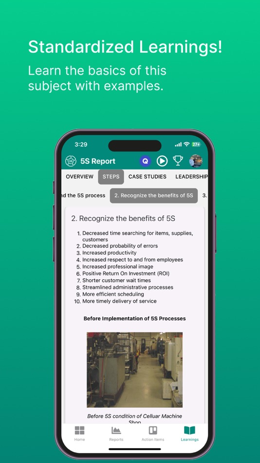 #8. Lean 5S Rpt (iOS) โดย: MCS Media, Inc.