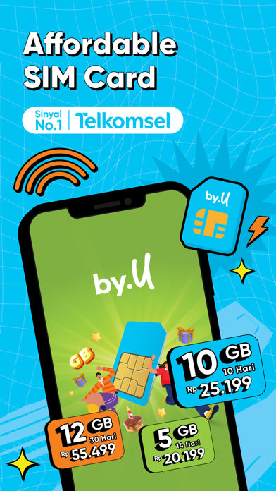 by.U Affordable Internet Card Screenshot