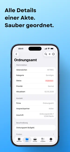Aktenverwaltung screenshot 3