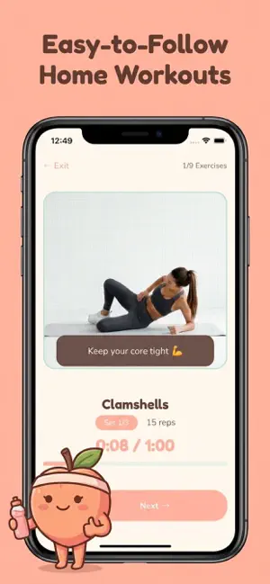 Peaches! - Grow Your Glutes screenshot 2