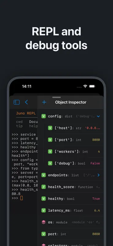 Python IDE & Jupyter – Juno screenshot 8 of 8