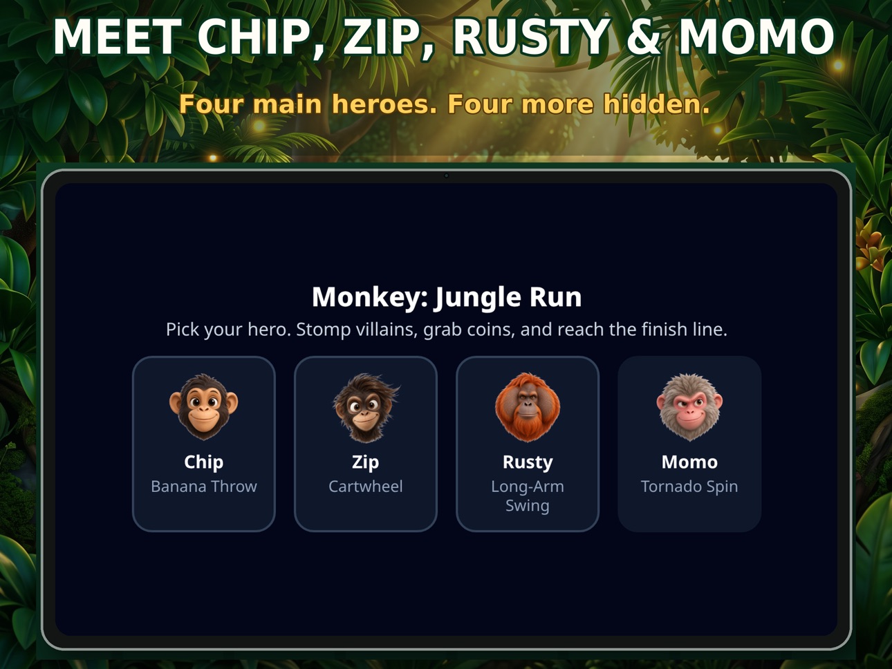 Screenshot 7 of Monkey Game: Jungle Run