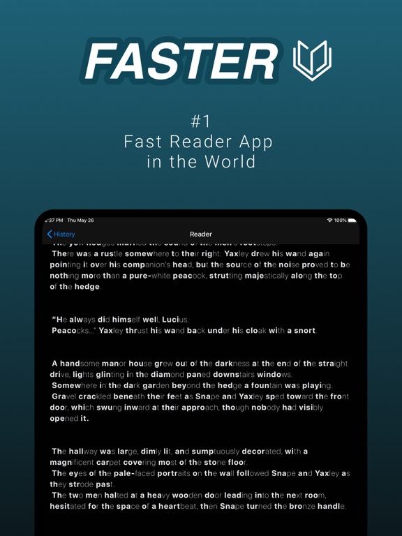 Bio Reading - Fast Read iPad screenshot 6 - Book app
