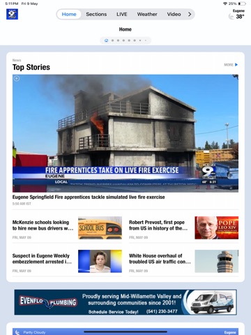 KEZI 9 News & Weather iPad screenshot