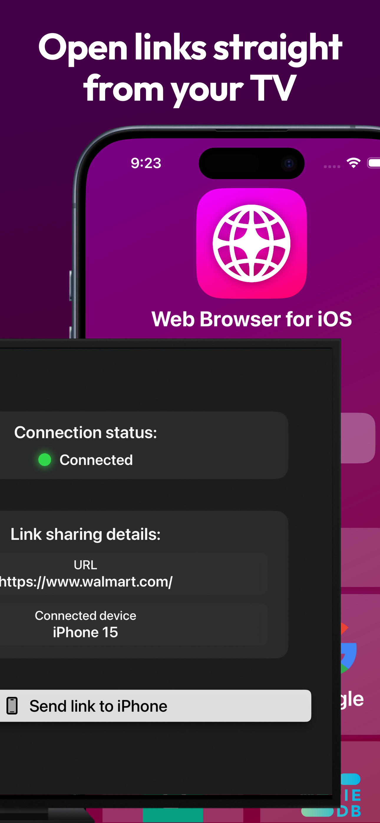Browser: Web Search via Google