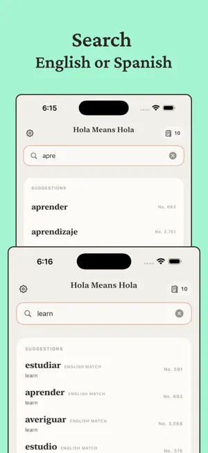 Hola Means Hola - Dictionary screenshot 3