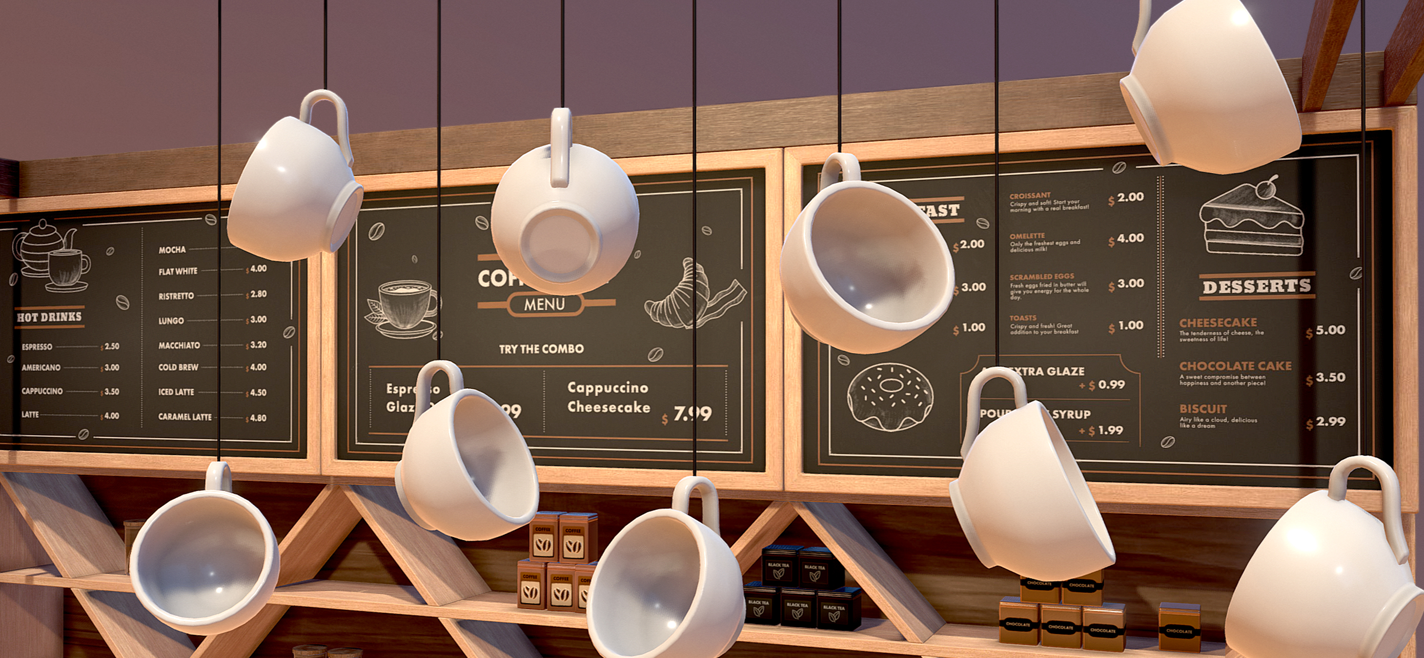 Coffee Shop 3D: Cafe Simulator