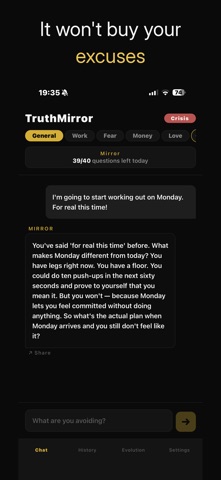 TruthMirror: Self-Reflection Screenshot 1 of 7