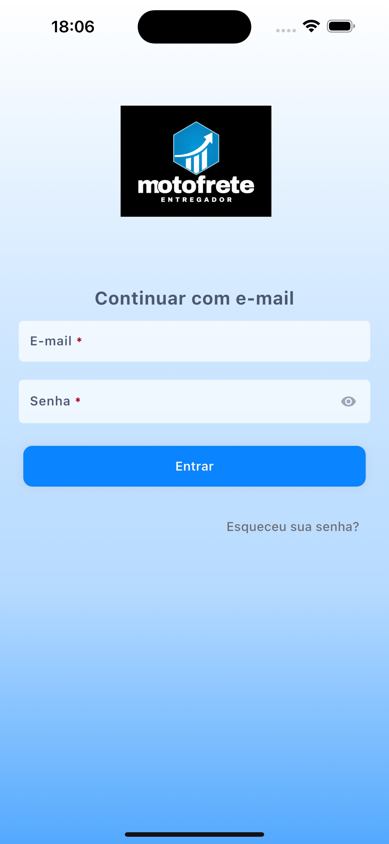 Screenshot 1 of Moto Frete Entregador