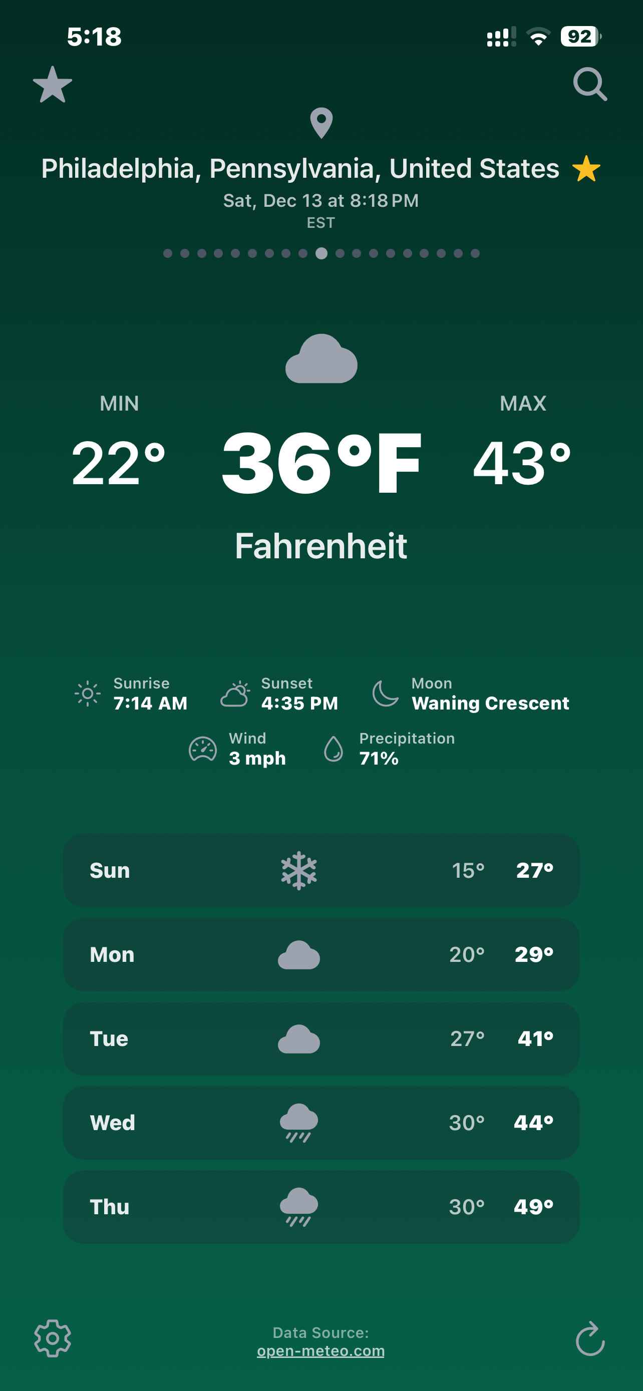 cfWeather