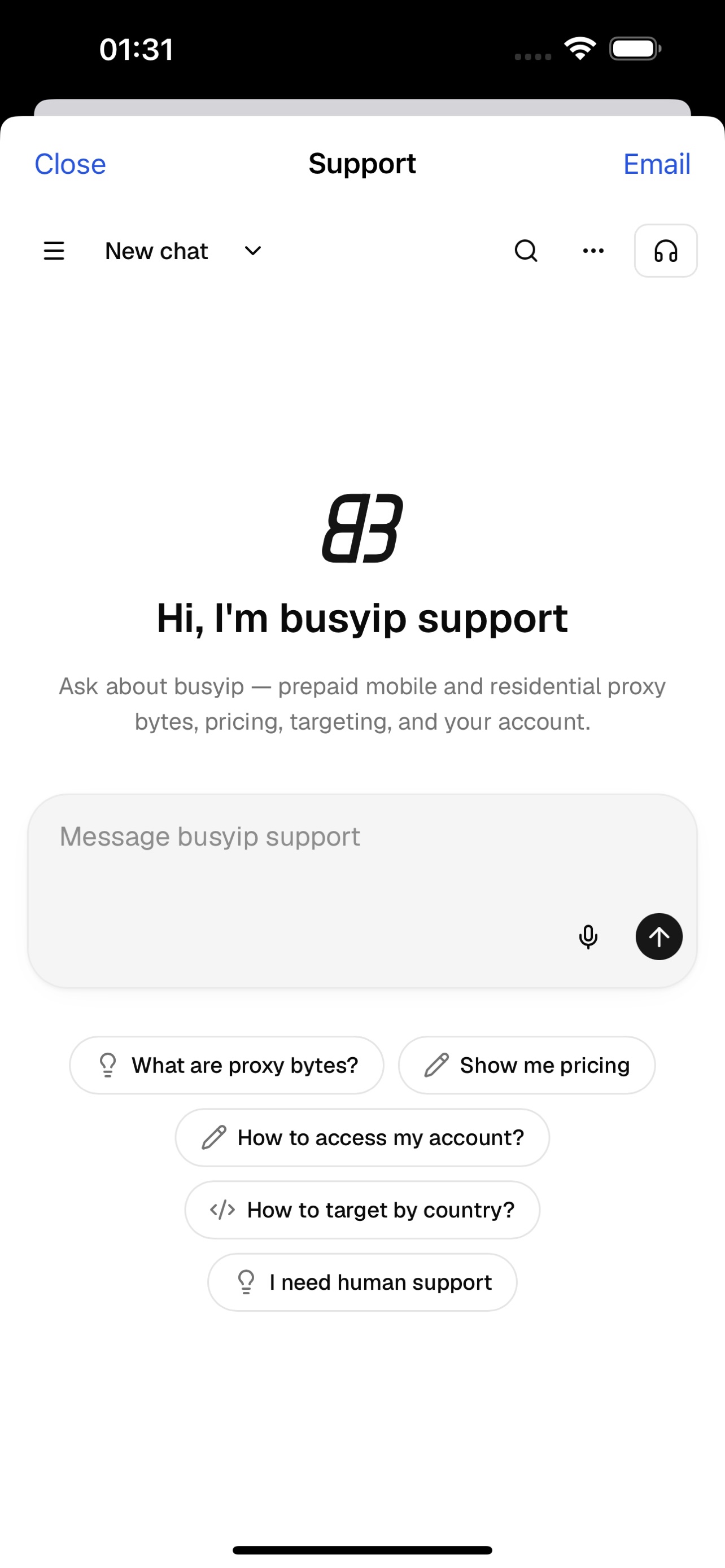 Screenshot 3 of BusyIp: Residential & 4G Proxy