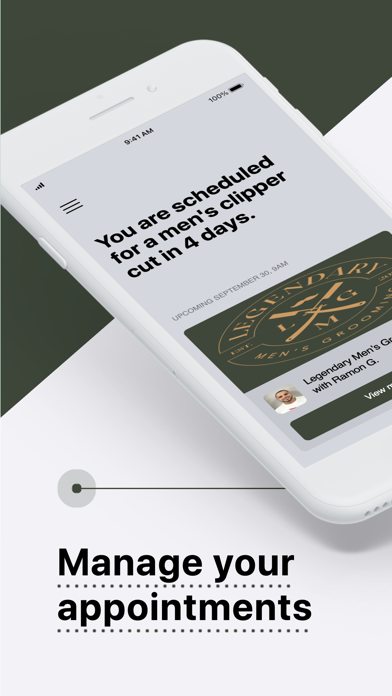 Legendary Men’s Grooming iPhone screenshot 2 - Lifestyle app
