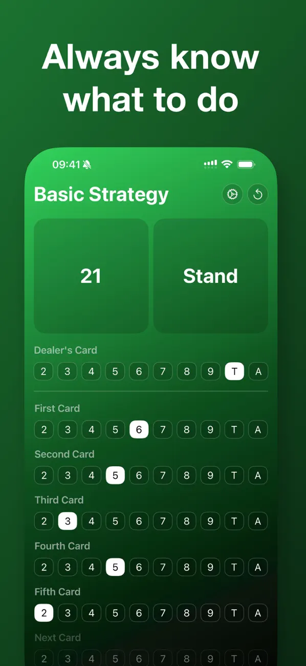 #3. Basic Strategy: Blackjack (iOS) Ved: Felix Parey