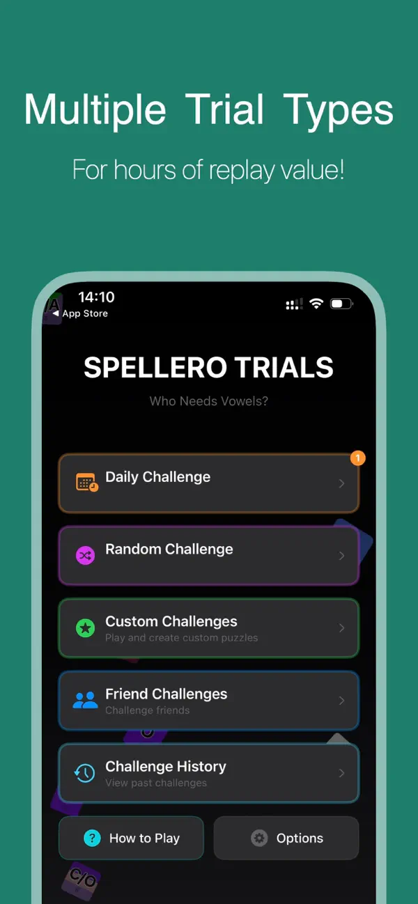 Screenshot #1 pour Spellero Trials