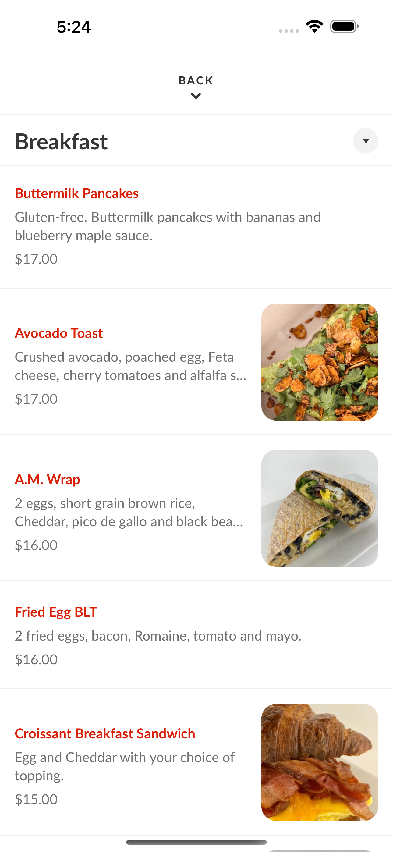 11th Street Cafe screenshot 3
