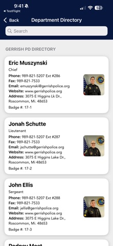 Gerrish Police Department Screenshot 2 of 3