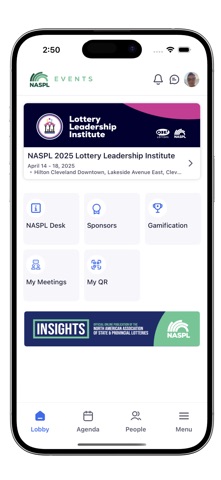 NASPL Events iPhone screenshot