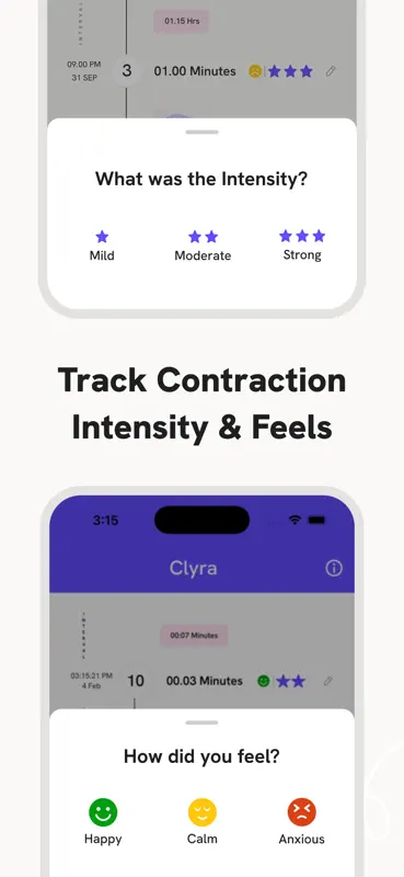 Contraction Tracker - Clyra screenshot 4 of 6