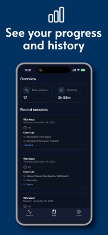 Versafit: AI Workout Builder screenshot
