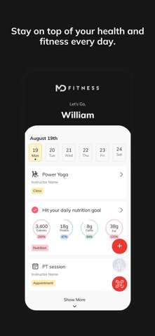MD Fitness screenshot