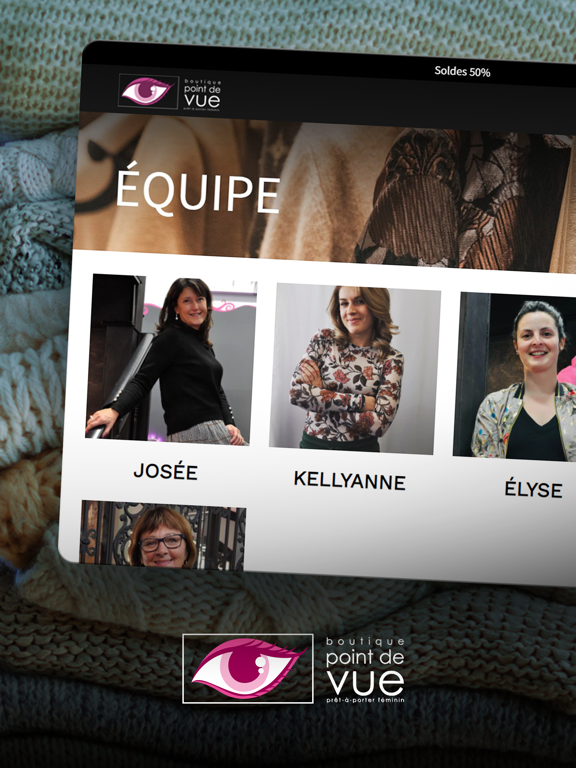 Boutique Point de vue iPad screenshot