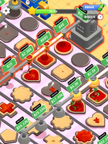 Idle Pizza Restaurant Tycoon iPad screenshot