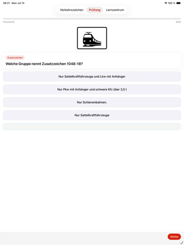 Verkehrszeichen Deutschland 26 iPad screenshot