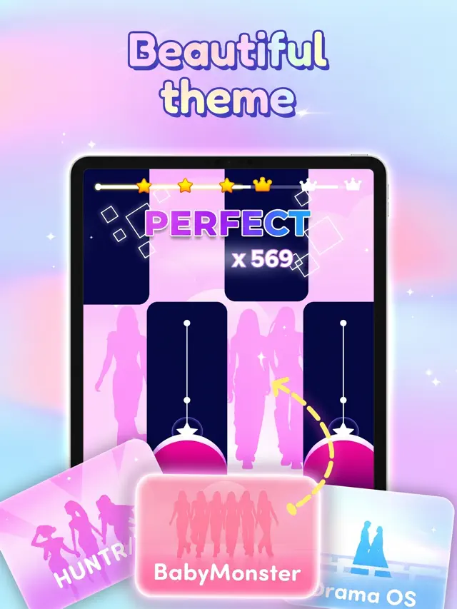 Kpop Dream: Piano Music Game screenshot 14