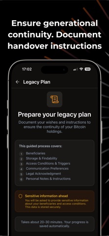BitCare: Bitcoin Continuity screenshot