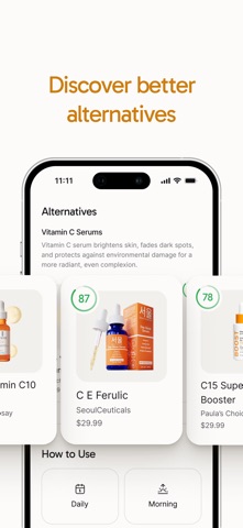 Eden - Skincare Simplified iPhone screenshot