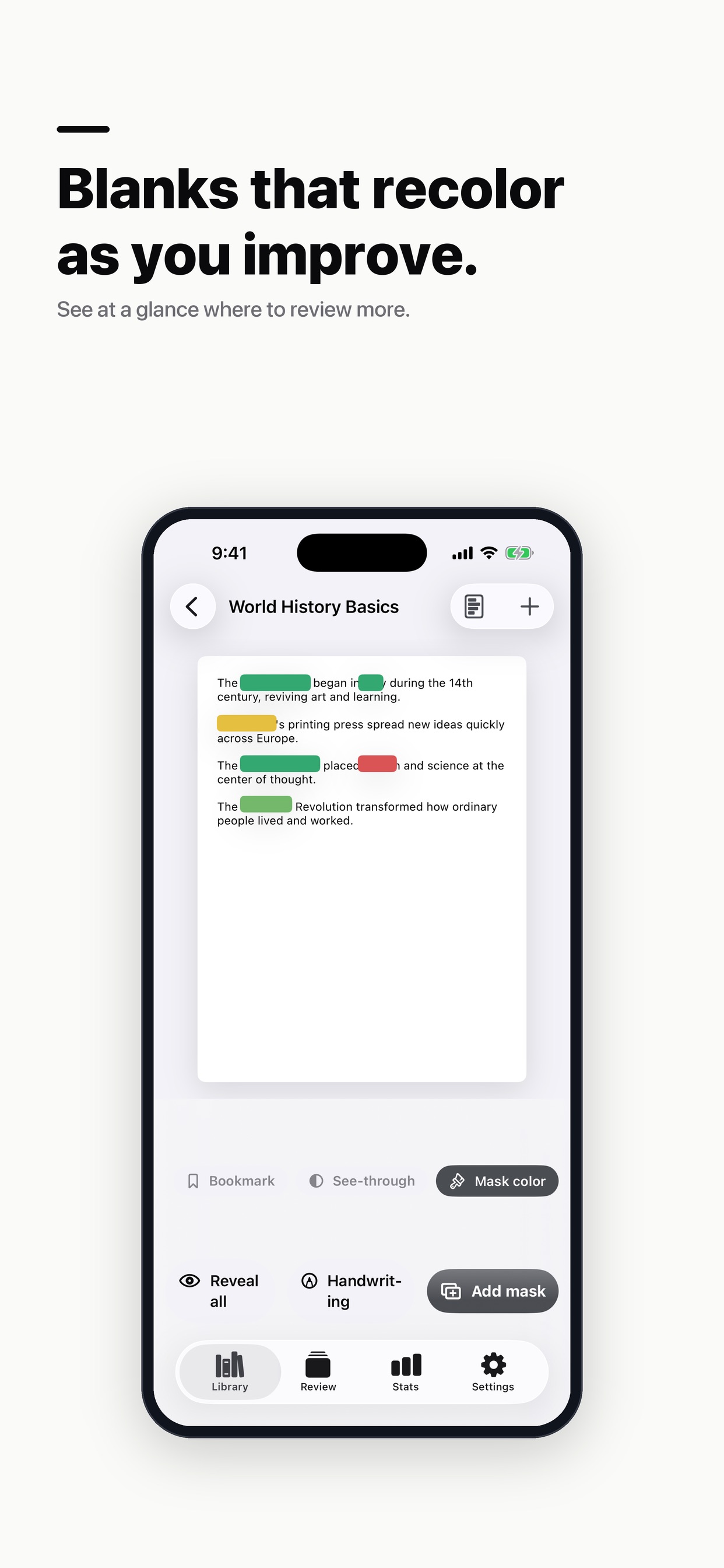 Screenshot 4 of BlankStudy: Cloze Study