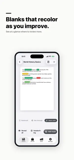 BlankStudy: Cloze Study screenshot 4