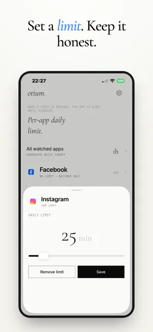 Otium: Screen Time & Focus screenshot 2