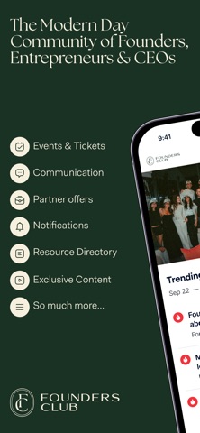 Founders Club App screenshot
