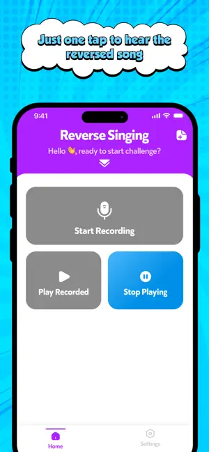 Reverse Audio: Play Challenge screenshot 3