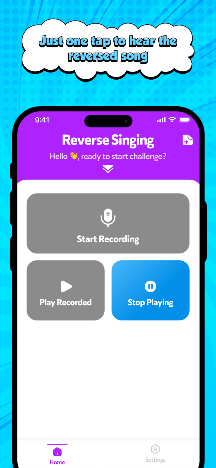 Reverse Audio: Play Challenge screenshot 3