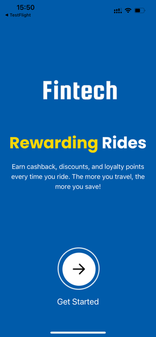 Fintech App Screenshot 1 of 3