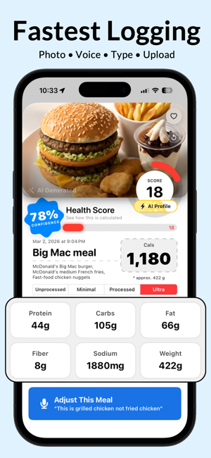 ForkYa! AI calorieëntracker screenshot