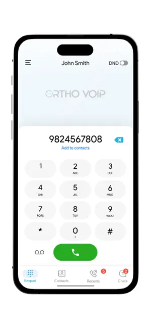 OrthoVoip Application screenshot 4