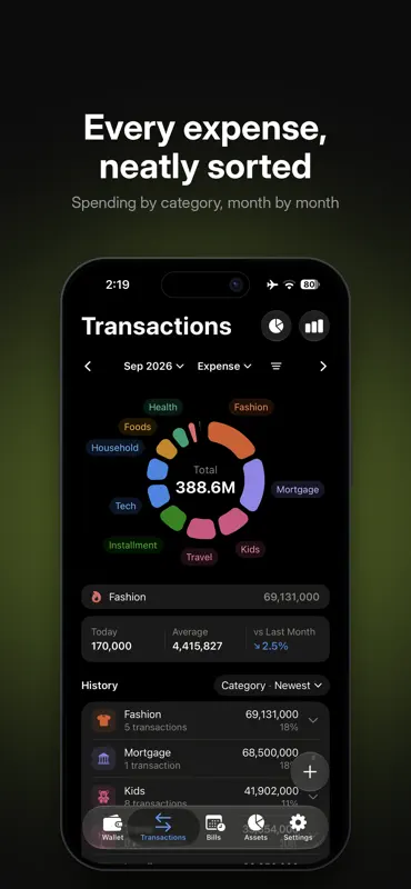Worthful: Expense Tracker screenshot 2 of 8