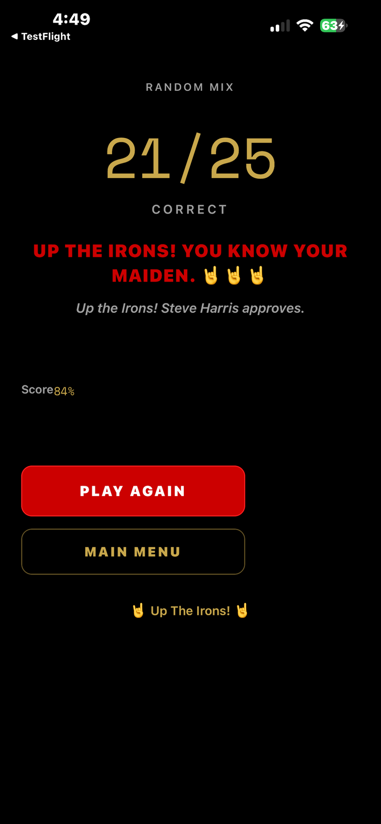 Iron Maiden Trivia screenshot 6