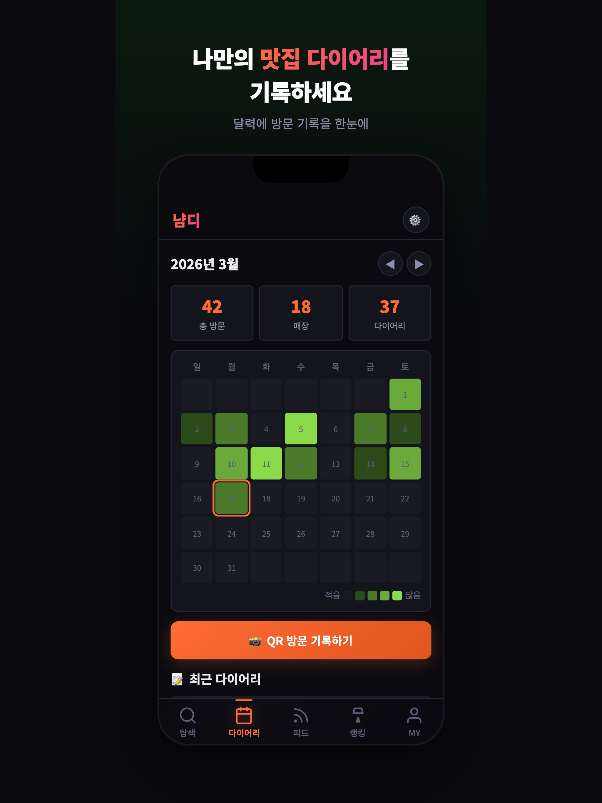 냠냠 다이어리