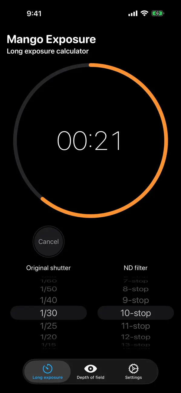 Screenshot #3 pour Mango Exposure: The Calculator