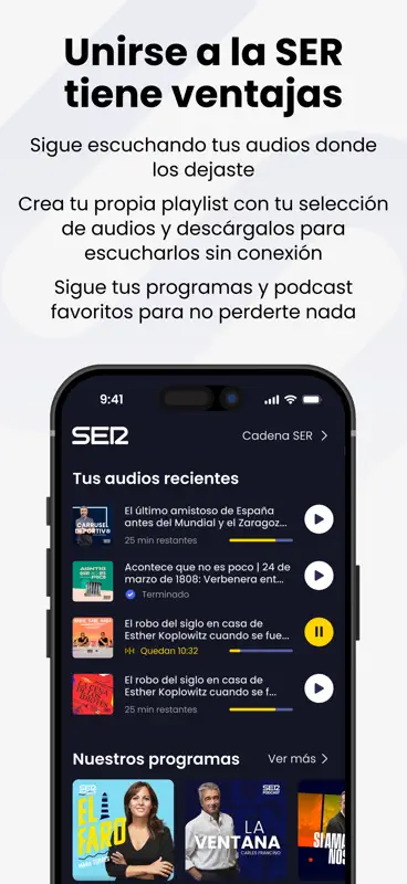 Cadena SER Radio screenshot 7 of 9