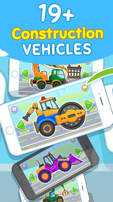 Kids Cars, Diggers and Trucks iPhone screenshot 7 - Education app