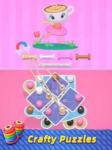 Thread Match 3D: Weave Puzzle iPad screenshot