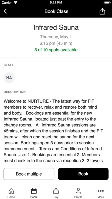 FIT Lane Cove Screenshot