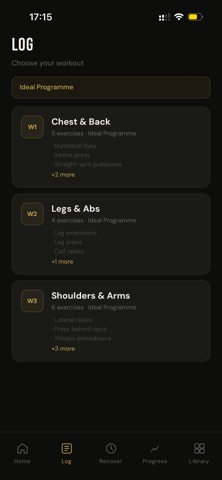 Intensity: Heavy Duty Training iPhone screenshot